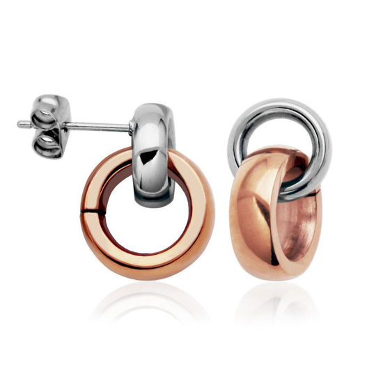 Image sur Boucles d'oreilles en acier inoxydable T2XG030100 de la Collection Steelx