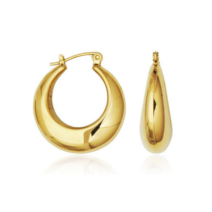 Image de Boucles d'oreilles en acier inoxydable doré T2XH570200 de la Collection Steelx