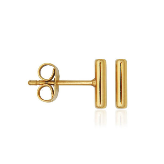 Image sur Boucles d'oreilles en acier inoxydable doré T2XJ710200 de la Collection Steelx