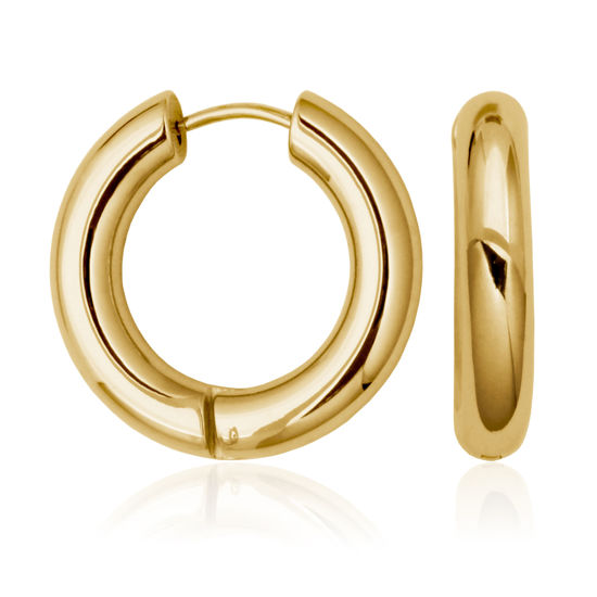 Image sur Boucles d'oreilles en acier inoxydable doré T2XG630225 de la Collection Steelx