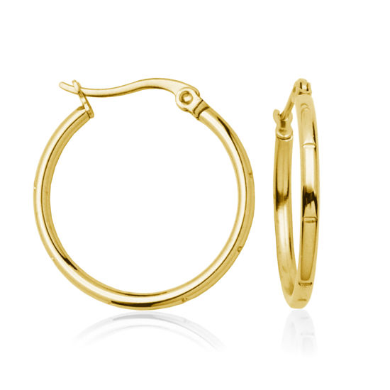 Image sur Boucles d'oreilles en acier inoxydable doré T2XE720200 de la Collection Steelx