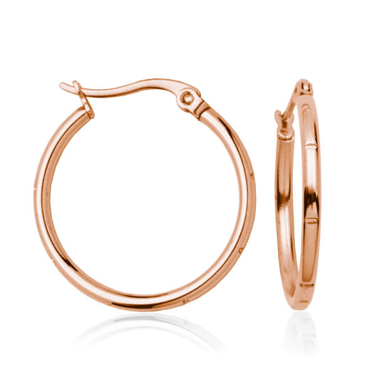 Image sur Boucles d'oreilles en acier inoxydable rosé T2XE720300 de la Collection Steelx