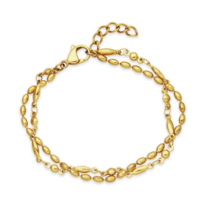 Image de Bracelet en acier inoxydable doré T1XH630265 de la Collection Steelx