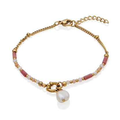 Image de Bracelet en acier inoxydable doré T1XJ560168 de la Collection Steelx