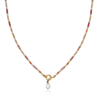Image de Collier en acier inoxydable doré T0XJ560218 de la Collection Steelx