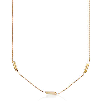 Image de Collier en acier inoxydable doré T0XG170216 de la Collection Steelx