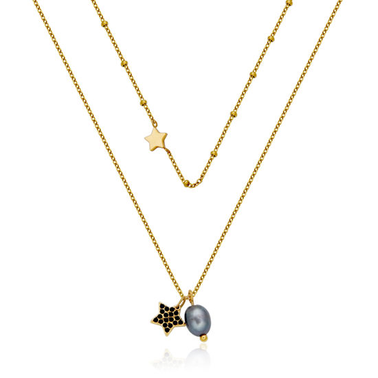 Image sur Collier en acier inoxydable doré T0XG690218 de la Collection Steelx