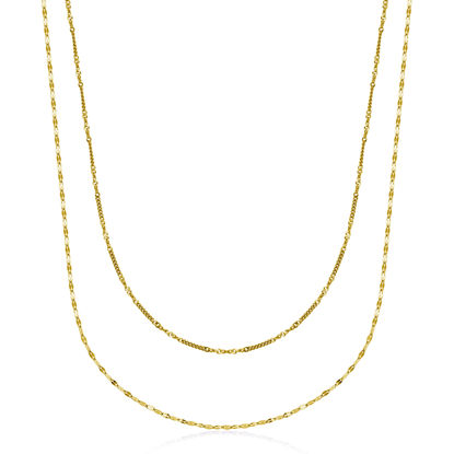 Image de Collier en acier inoxydable doré T0XE820216 de la Collection Steelx