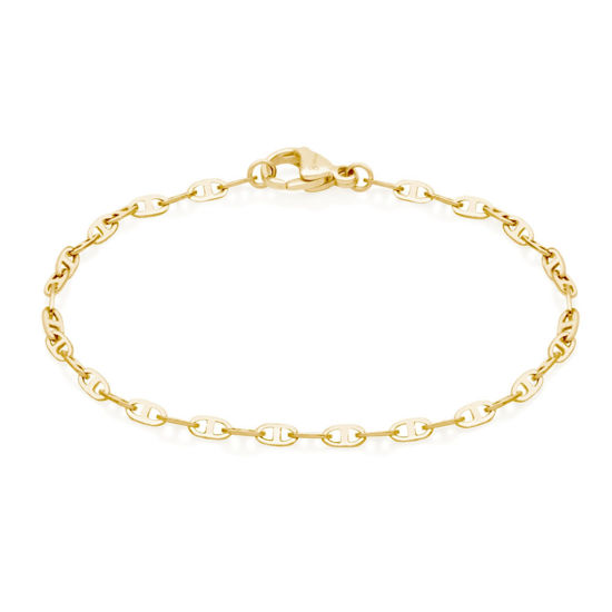 Image sur Chaîne de cheville en acier inoxydable doré T1XF230290 de la Collection Steelx