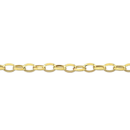 Image de Bracelet mailles ovales 7 1/4" en or jaune 10KT