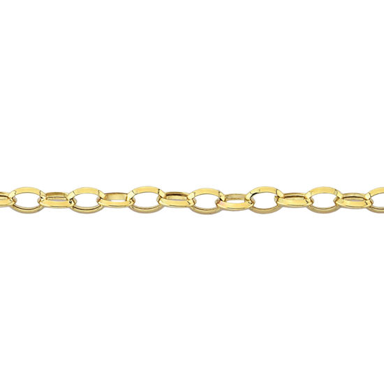 Image sur Bracelet mailles ovales 7 1/4" en or jaune 10KT