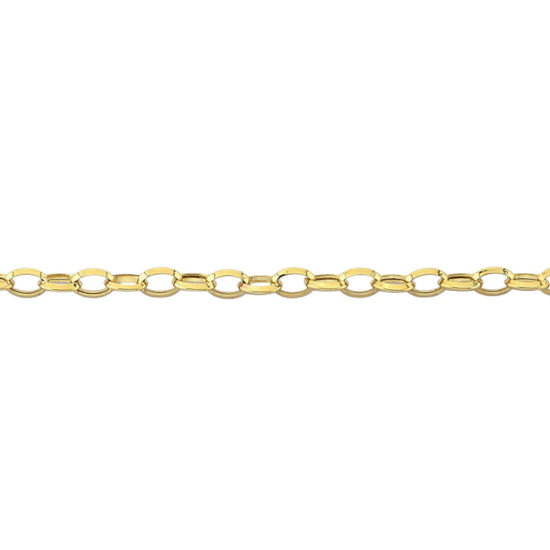 Image sur Bracelet mailles ovales 7 1/4" en or jaune 10KT