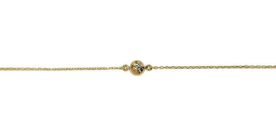 Image sur Bracelet pastille bombée 7 1/4" en or jaune 10KT