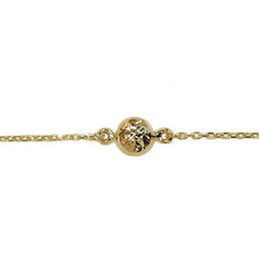 Image sur Bracelet pastille bombée 7 1/4" en or jaune 10KT